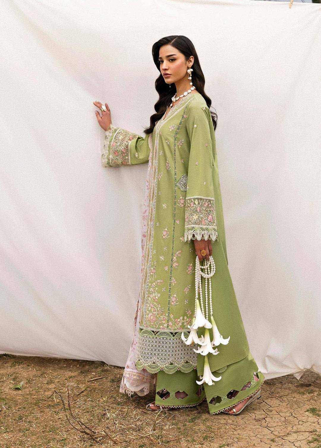 Qlinekari by Qalamkar Embroidered Lawn Suits Unstitched 3 Piece QLM25QK DC-01 Lovisa - Summer Collection