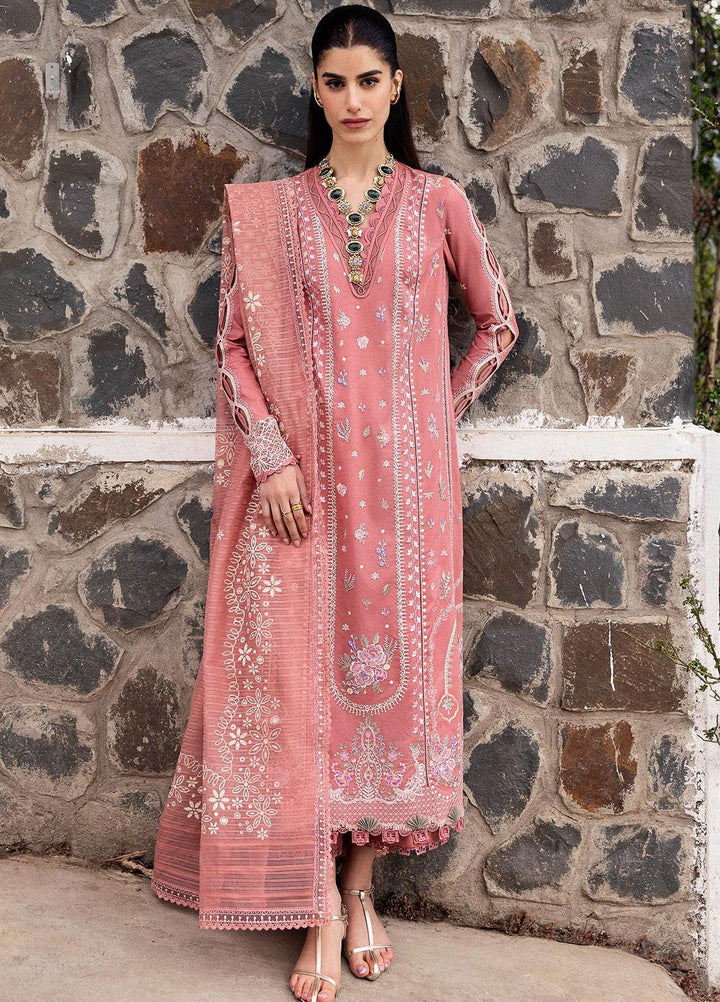 Qlinekari by Qalamkar Embroidered Lawn Suits Unstitched 3 Piece QLM25QK DC-03 Moya - Summer Collection