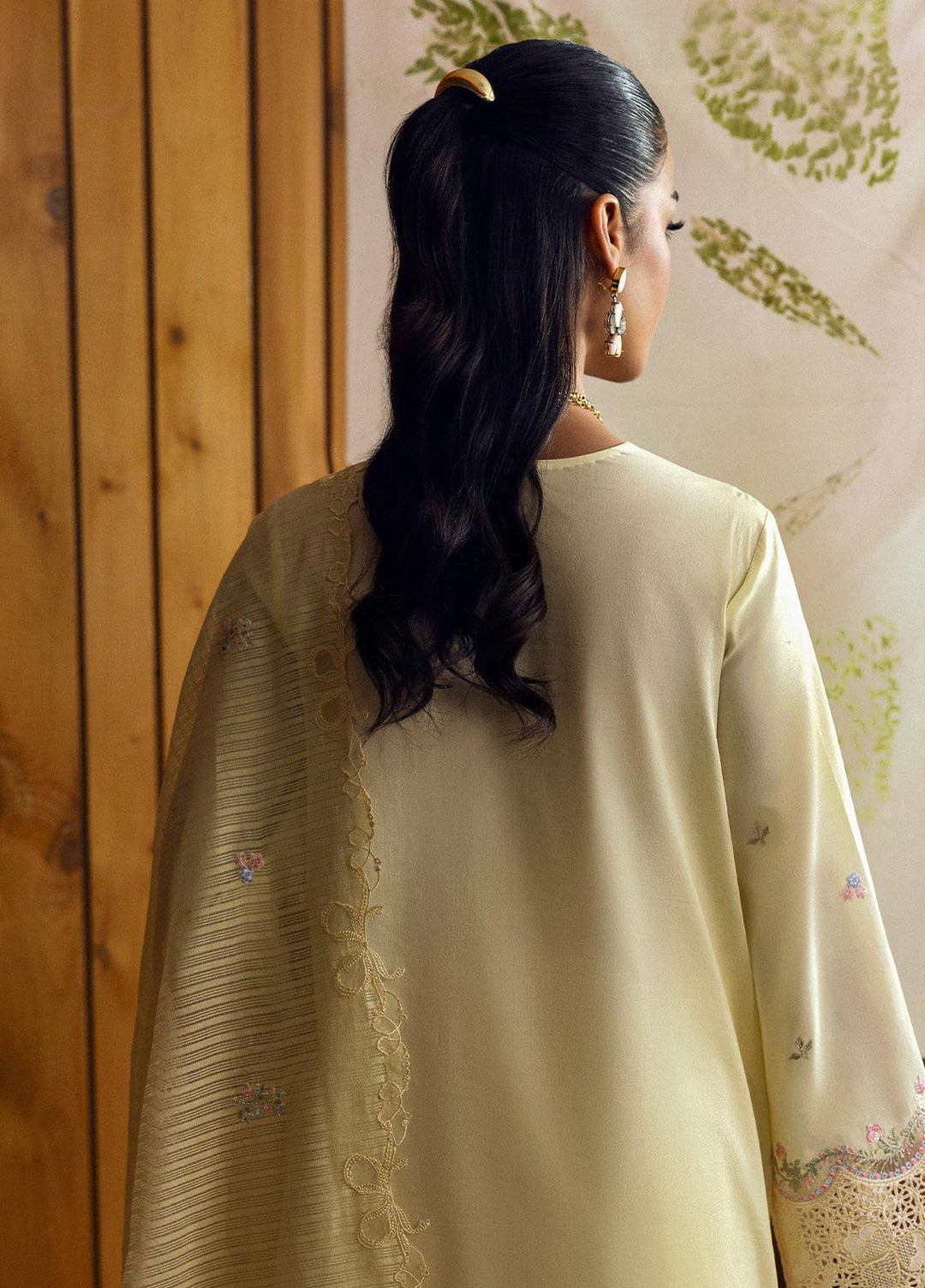 Qlinekari by Qalamkar Embroidered Lawn Suits Unstitched 3 Piece QLM25QK DC-04 Keva - Summer Collection