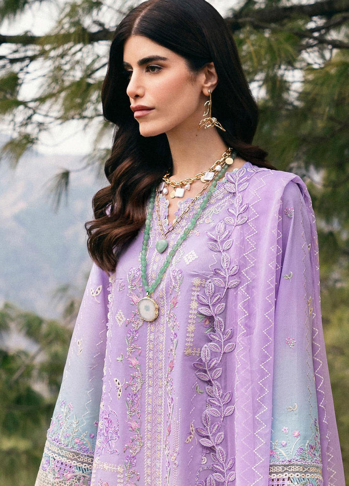 Qlinekari by Qalamkar Embroidered Lawn Suits Unstitched 3 Piece QLM25QK DC-05 Clio - Summer Collection