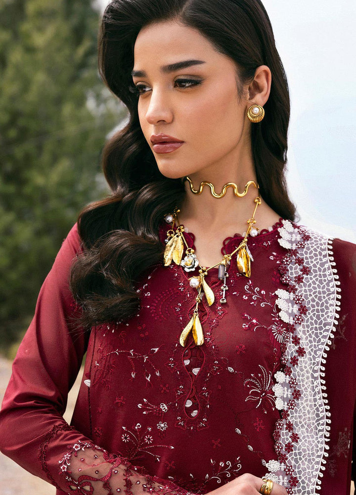 Qlinekari by Qalamkar Embroidered Lawn Suits Unstitched 3 Piece QLM25QK DC-06 Aila - Summer Collection