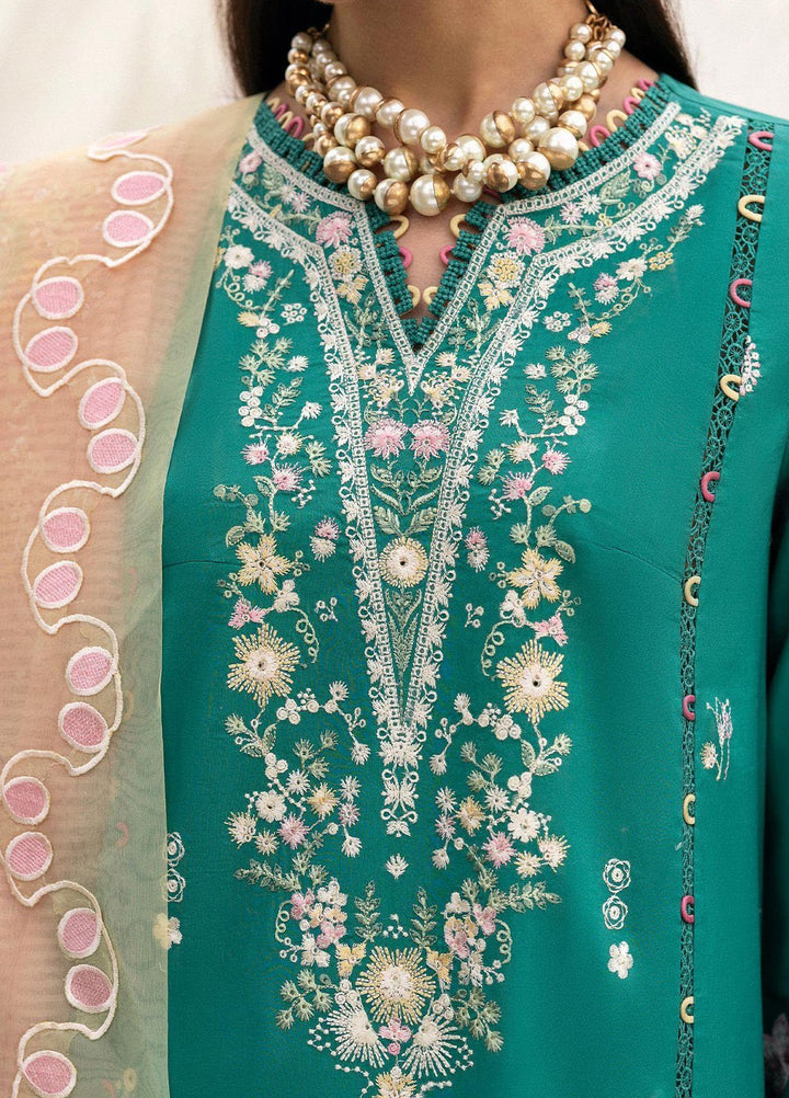 Qlinekari by Qalamkar Embroidered Lawn Suits Unstitched 3 Piece QLM25QK DC-08 Elida - Summer Collection