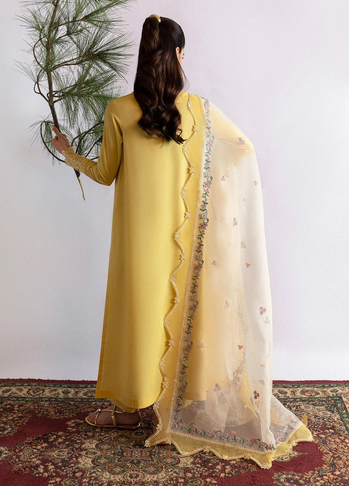 Qlinekari by Qalamkar Embroidered Lawn Suits Unstitched 3 Piece QLM25QK DC-09 Enya - Summer Collection