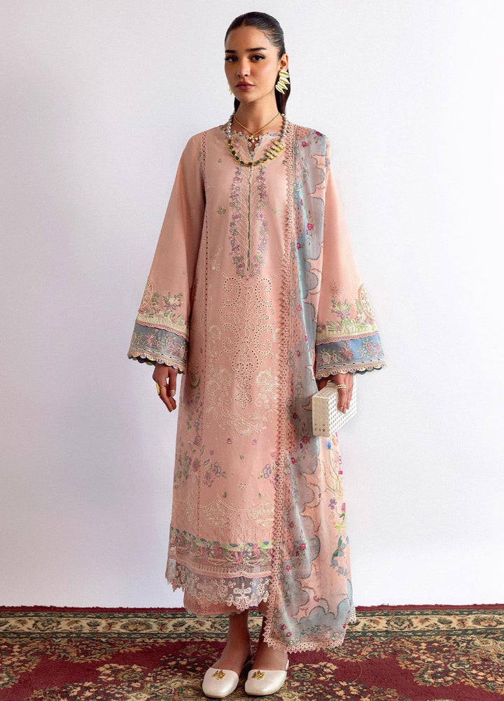 Qlinekari by Qalamkar Embroidered Lawn Suits Unstitched 3 Piece QLM25QK DC-11 Hedi - Summer Collection
