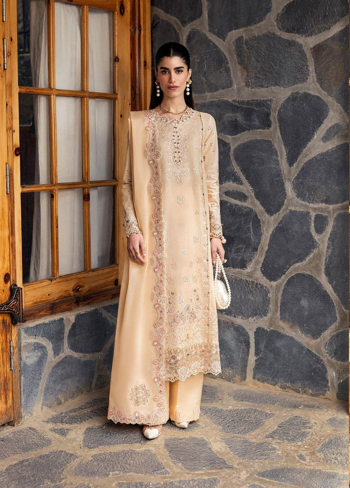 Qlinekari by Qalamkar Embroidered Lawn Suits Unstitched 3 Piece QLM25QK DC-12 Disa - Summer Collection