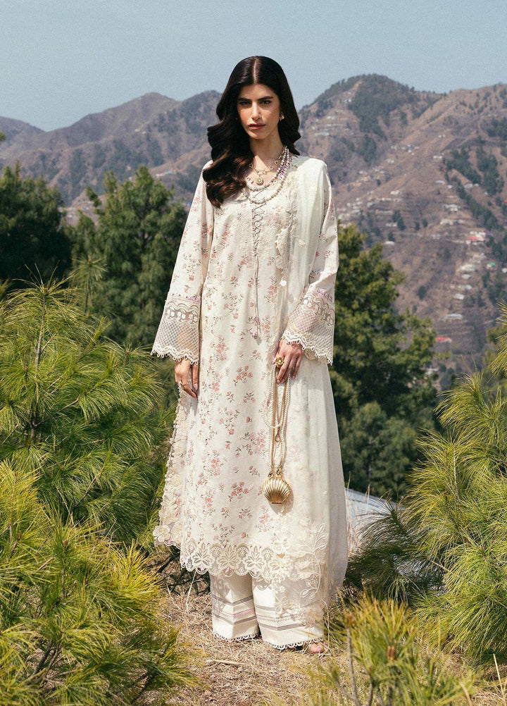 Qlinekari by Qalamkar Embroidered Lawn Suits Unstitched 3 Piece QLM25QK DC-13 Miri - Summer Collection