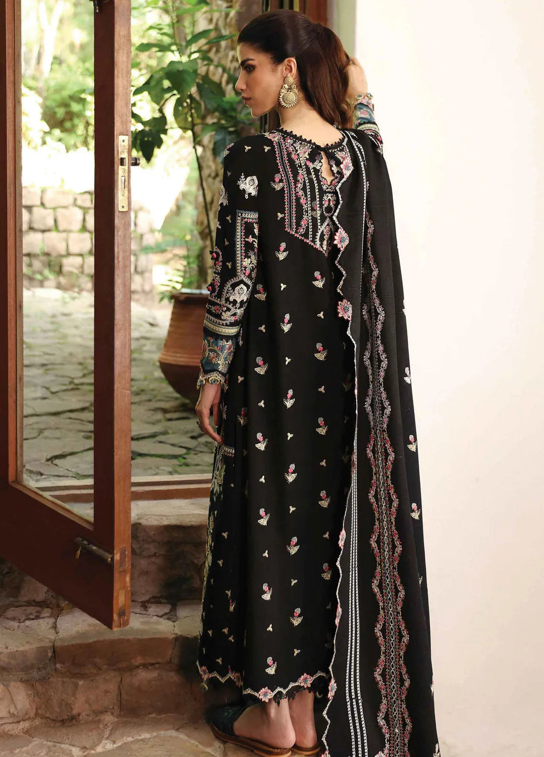 Qlinekari By Qalamkar Embroidered Linen Suit Unstitched 3 Piece QLM24QL LM-02 Ria - Fall Collection