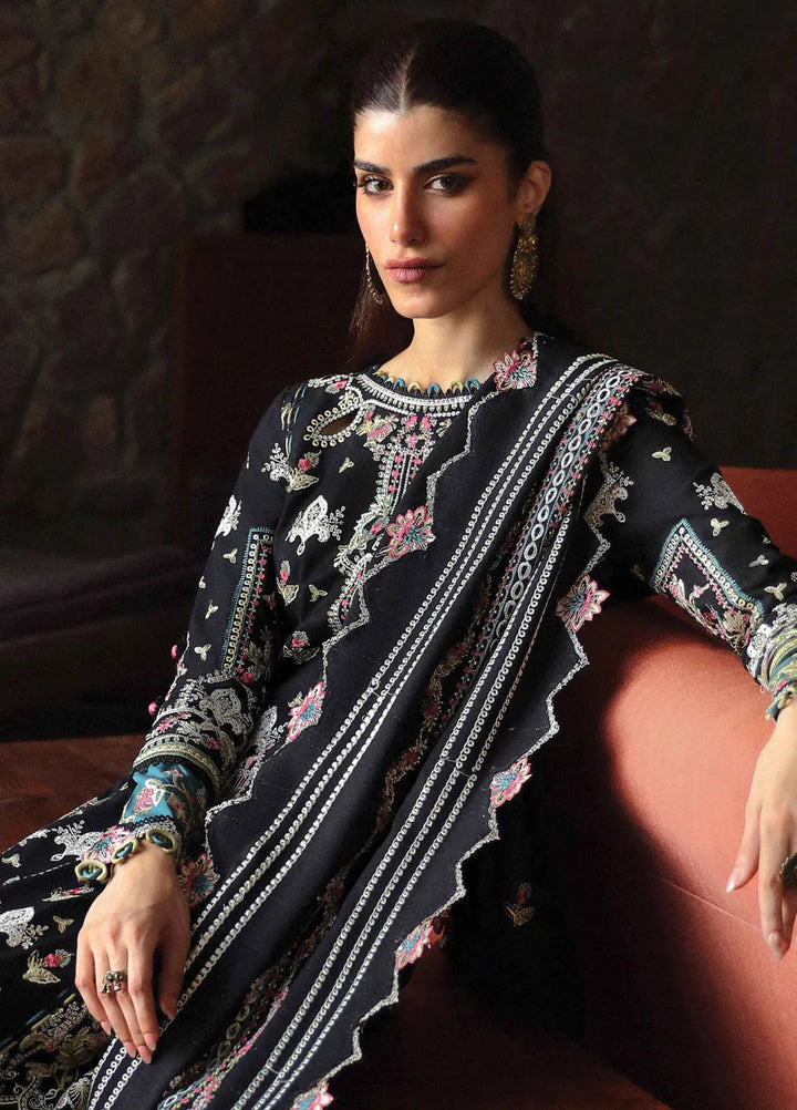 Qlinekari By Qalamkar Embroidered Linen Suit Unstitched 3 Piece QLM24QL LM-02 Ria - Fall Collection