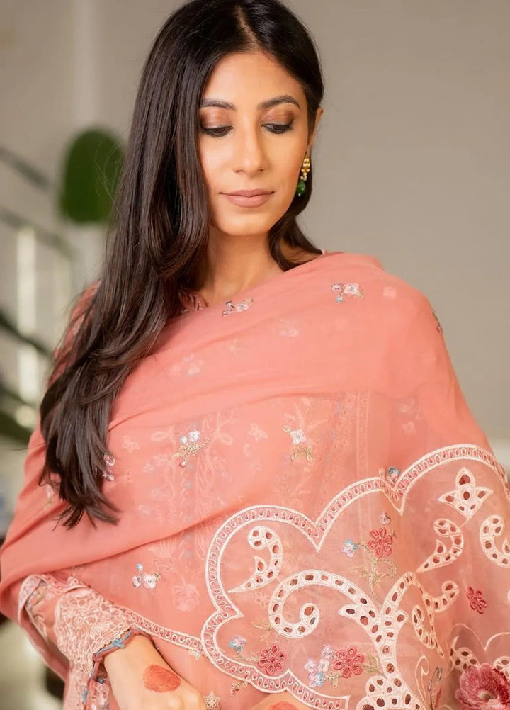 Qlinekari By Qalamkar Embroidered Linen Suit Unstitched 3 Piece QLM24QL LM-03 Luan - Fall Collection