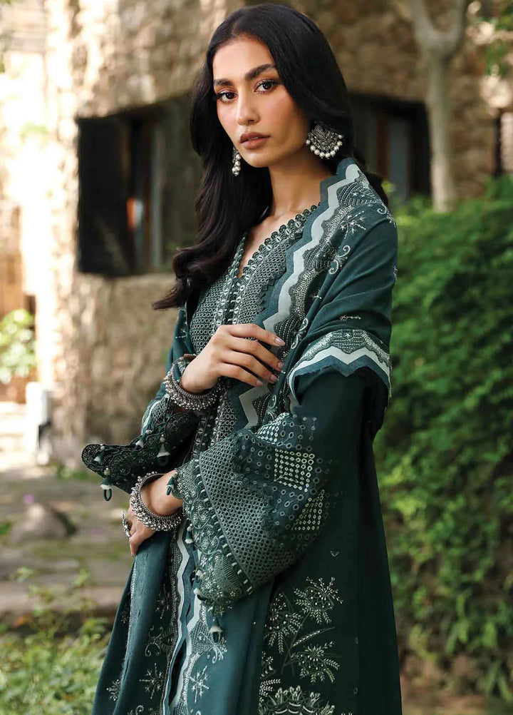 Qlinekari By Qalamkar Embroidered Linen Suit Unstitched 3 Piece QLM24QL LM-05 Ailis - Fall Collection