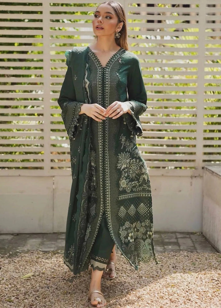 Qlinekari By Qalamkar Embroidered Linen Suit Unstitched 3 Piece QLM24QL LM-05 Ailis - Fall Collection