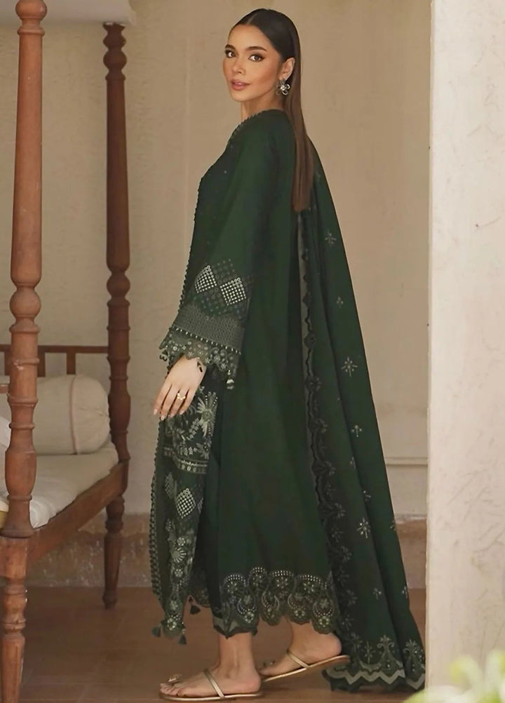 Qlinekari By Qalamkar Embroidered Linen Suit Unstitched 3 Piece QLM24QL LM-05 Ailis - Fall Collection
