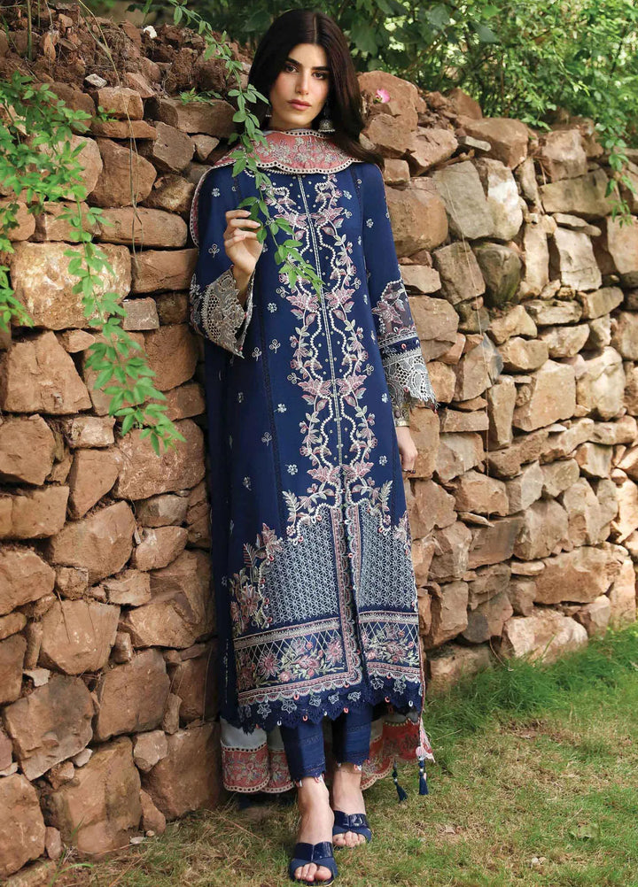 Qlinekari By Qalamkar Embroidered Linen Suit Unstitched 3 Piece QLM24QL LM-06 Cadhla - Fall Collection