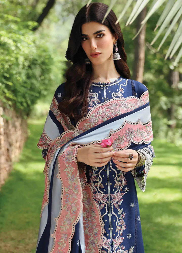 Qlinekari By Qalamkar Embroidered Linen Suit Unstitched 3 Piece QLM24QL LM-06 Cadhla - Fall Collection