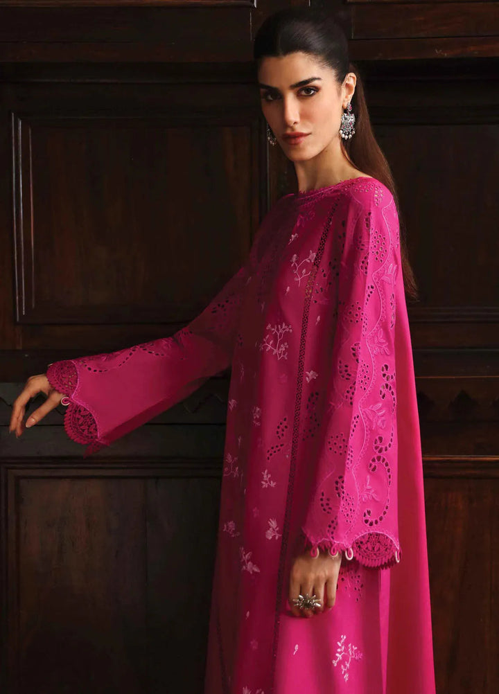 Qlinekari By Qalamkar Embroidered Linen Suit Unstitched 3 Piece QLM24QL LM-07 Neesa - Fall Collection