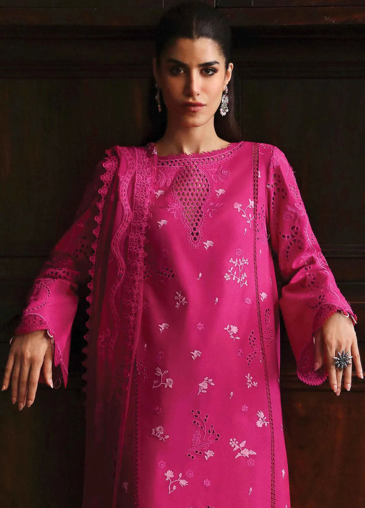 Qlinekari By Qalamkar Embroidered Linen Suit Unstitched 3 Piece QLM24QL LM-07 Neesa - Fall Collection