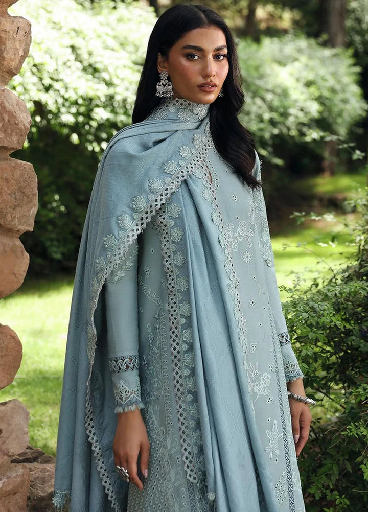 Qlinekari By Qalamkar Embroidered Linen Suit Unstitched 3 Piece QLM24QL LM-08 Neala - Fall Collection