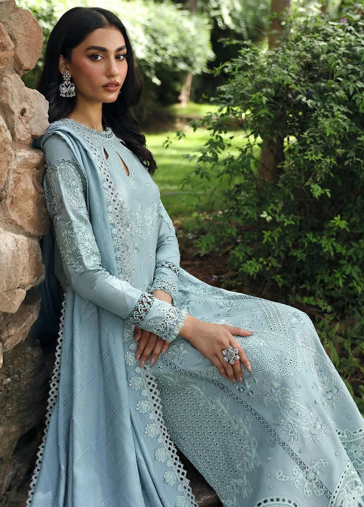 Qlinekari By Qalamkar Embroidered Linen Suit Unstitched 3 Piece QLM24QL LM-08 Neala - Fall Collection