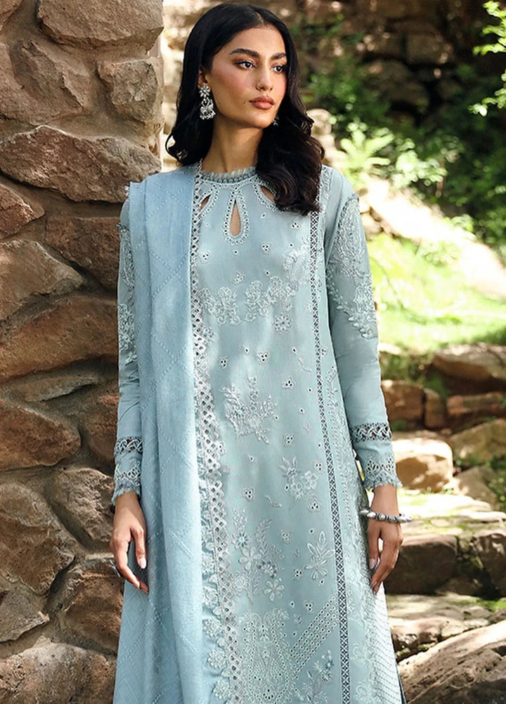 Qlinekari By Qalamkar Embroidered Linen Suit Unstitched 3 Piece QLM24QL LM-08 Neala - Fall Collection