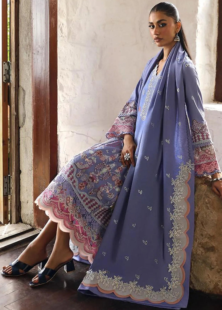 Qlinekari By Qalamkar Embroidered Linen Suit Unstitched 3 Piece QLM24QL LM-09 Lorna - Fall Collection