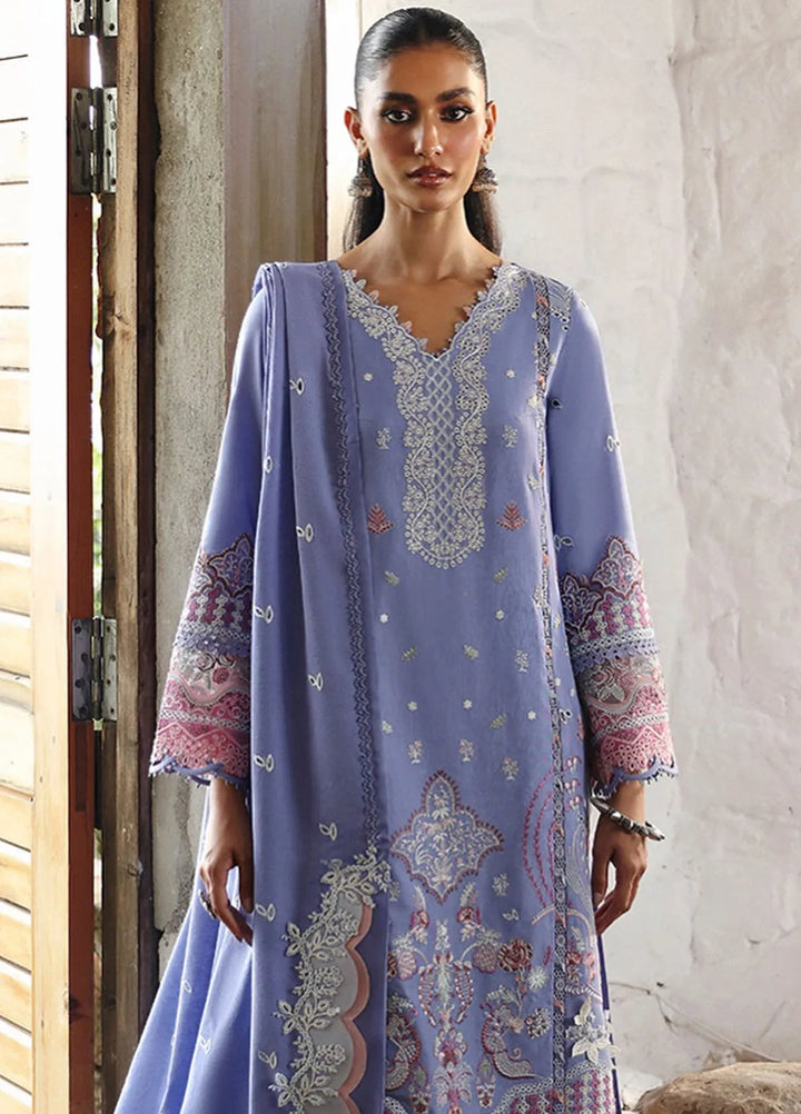 Qlinekari By Qalamkar Embroidered Linen Suit Unstitched 3 Piece QLM24QL LM-09 Lorna - Fall Collection