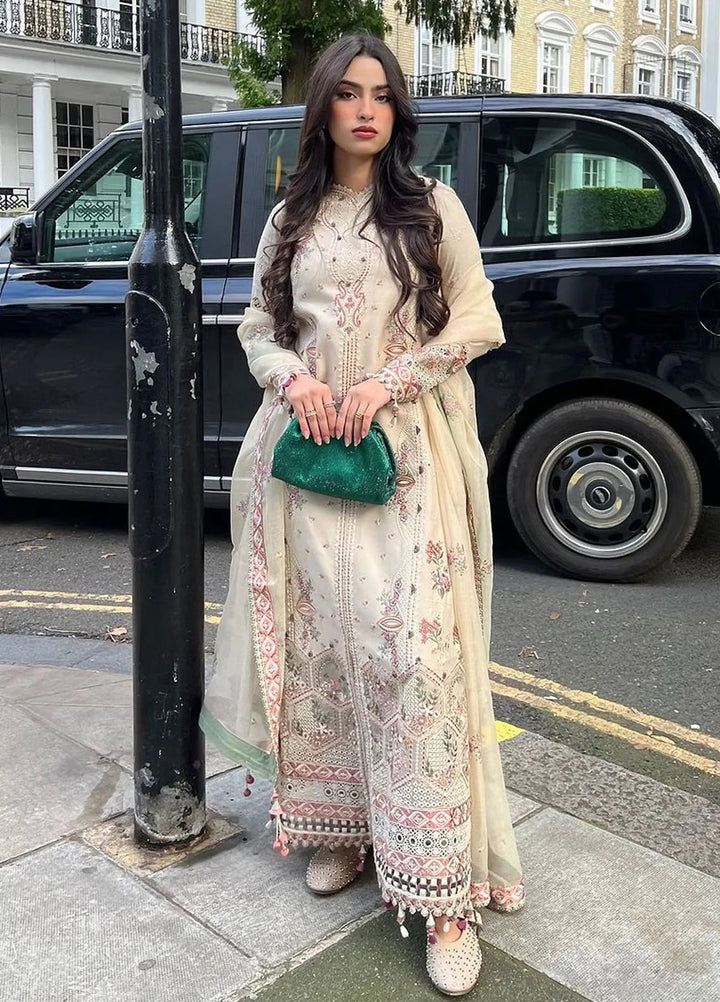 Qlinekari By Qalamkar Embroidered Linen Suit Unstitched 3 Piece QLM24QL LM-11 Zia - Fall Collection