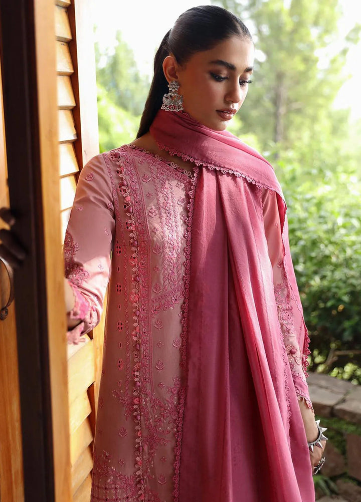 Qlinekari By Qalamkar Embroidered Linen Suit Unstitched 3 Piece QLM24QL LM-12 Keira - Fall Collection