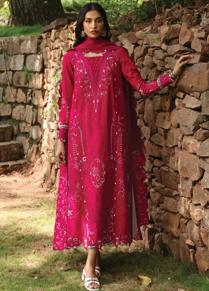 Qlinekari By Qalamkar Embroidered Linen Suit Unstitched 3 Piece QLM24QL LM-13 Tara - Fall Collection