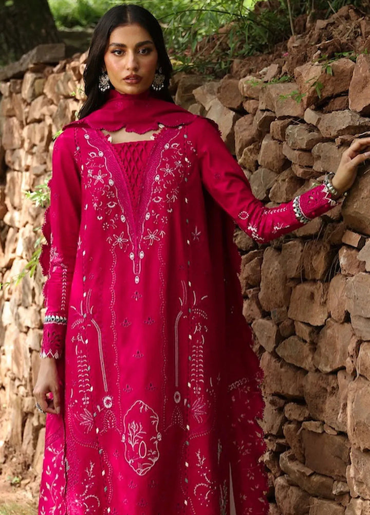 Qlinekari By Qalamkar Embroidered Linen Suit Unstitched 3 Piece QLM24QL LM-13 Tara - Fall Collection