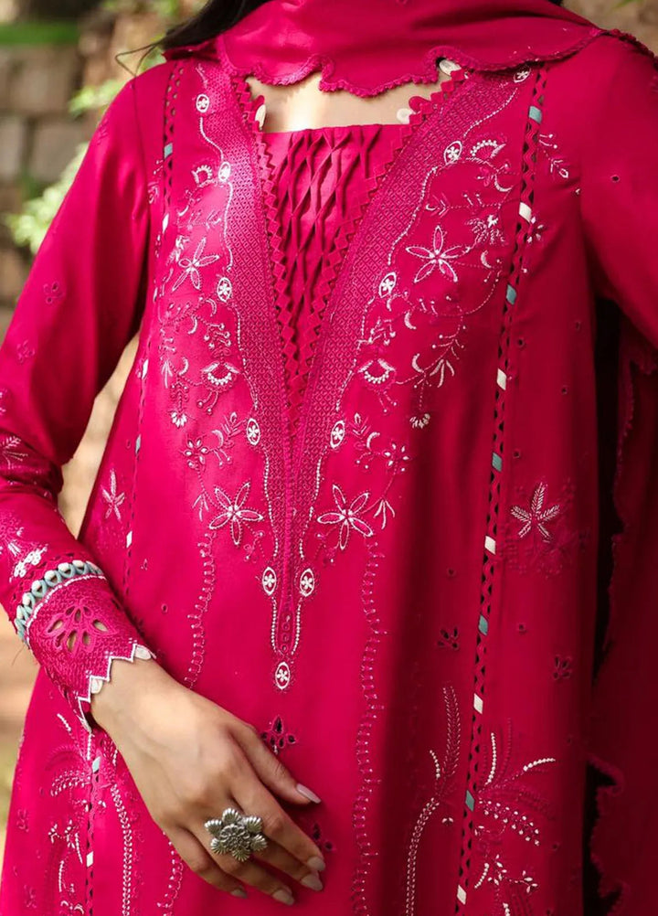 Qlinekari By Qalamkar Embroidered Linen Suit Unstitched 3 Piece QLM24QL LM-13 Tara - Fall Collection