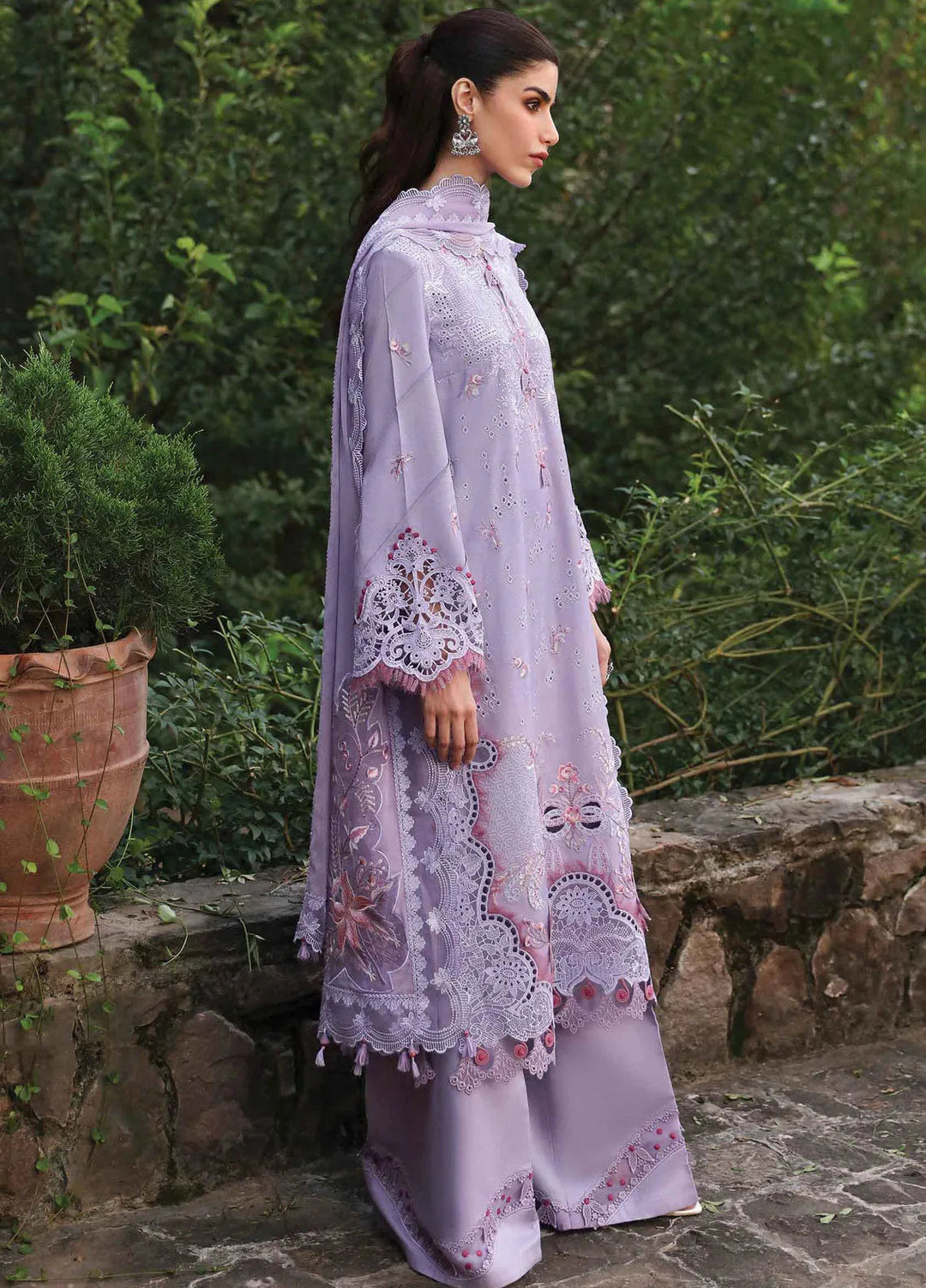 Qlinekari By Qalamkar Embroidered Linen Suit Unstitched 3 Piece QLM24QL LM-14 Maeve - Fall Collection