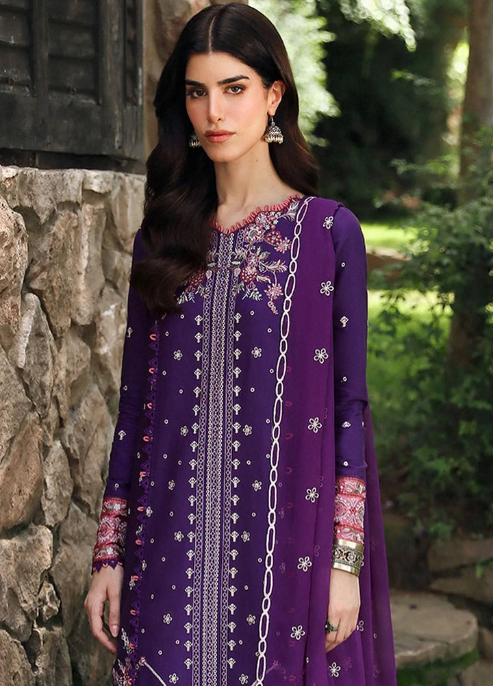 Qlinekari By Qalamkar Embroidered Linen Suit Unstitched 3 Piece QLM24QL LM-15 Eimera - Fall Collection