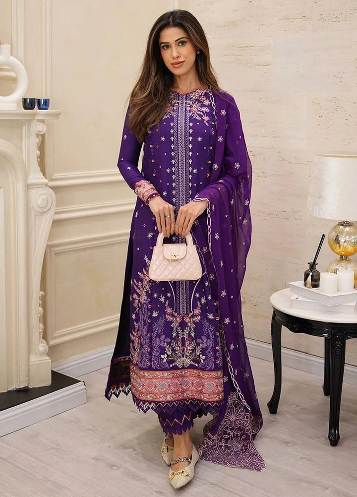 Qlinekari By Qalamkar Embroidered Linen Suit Unstitched 3 Piece QLM24QL LM-15 Eimera - Fall Collection