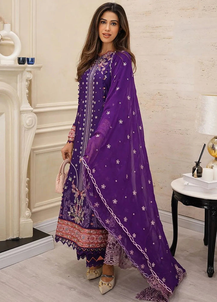 Qlinekari By Qalamkar Embroidered Linen Suit Unstitched 3 Piece QLM24QL LM-15 Eimera - Fall Collection