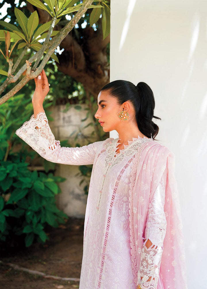 Qlinekari By Qalamkar Embroidered Chikankari Suits Unstitched 3 Piece QLM23QL RT-01 Elena - Summer Collection