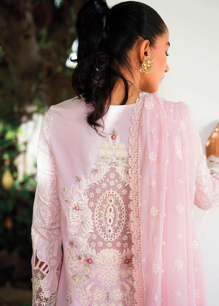 Qlinekari By Qalamkar Embroidered Chikankari Suits Unstitched 3 Piece QLM23QL RT-01 Elena - Summer Collection