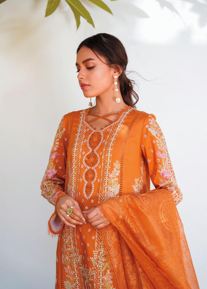 Qlinekari By Qalamkar Embroidered Chikankari Suits Unstitched 3 Piece QLM23QL RT-04 Alaina - Summer Collection