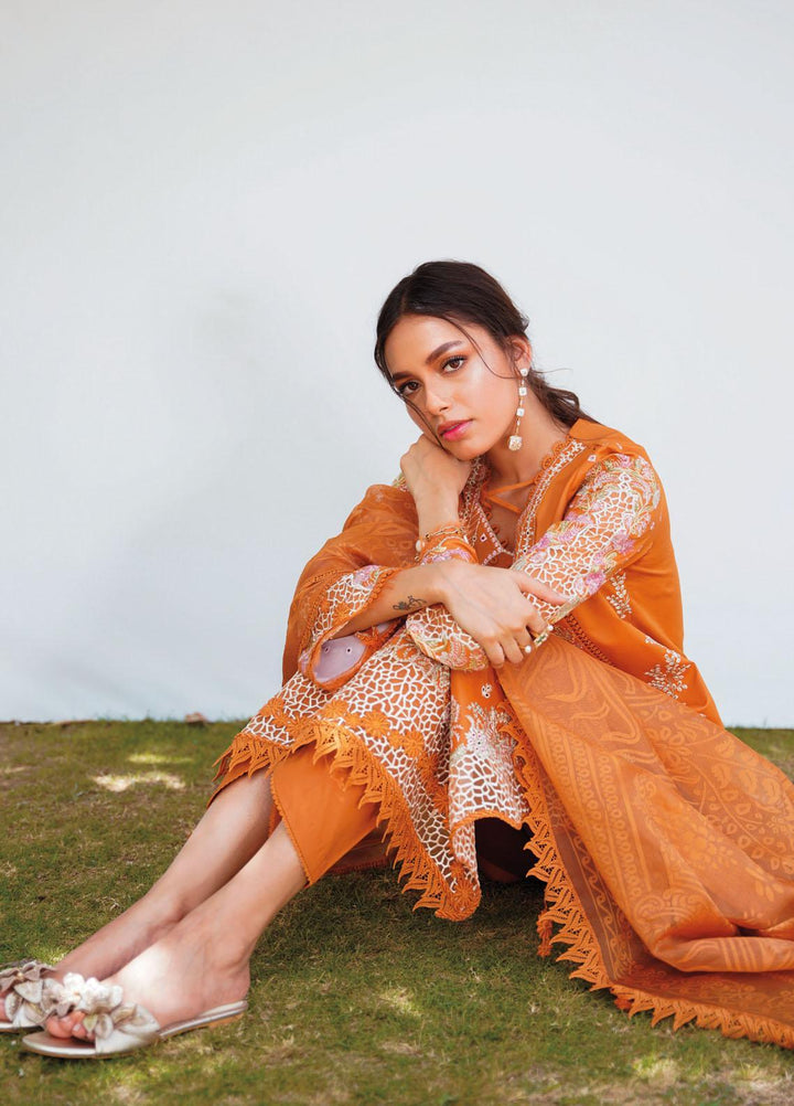 Qlinekari By Qalamkar Embroidered Chikankari Suits Unstitched 3 Piece QLM23QL RT-04 Alaina - Summer Collection