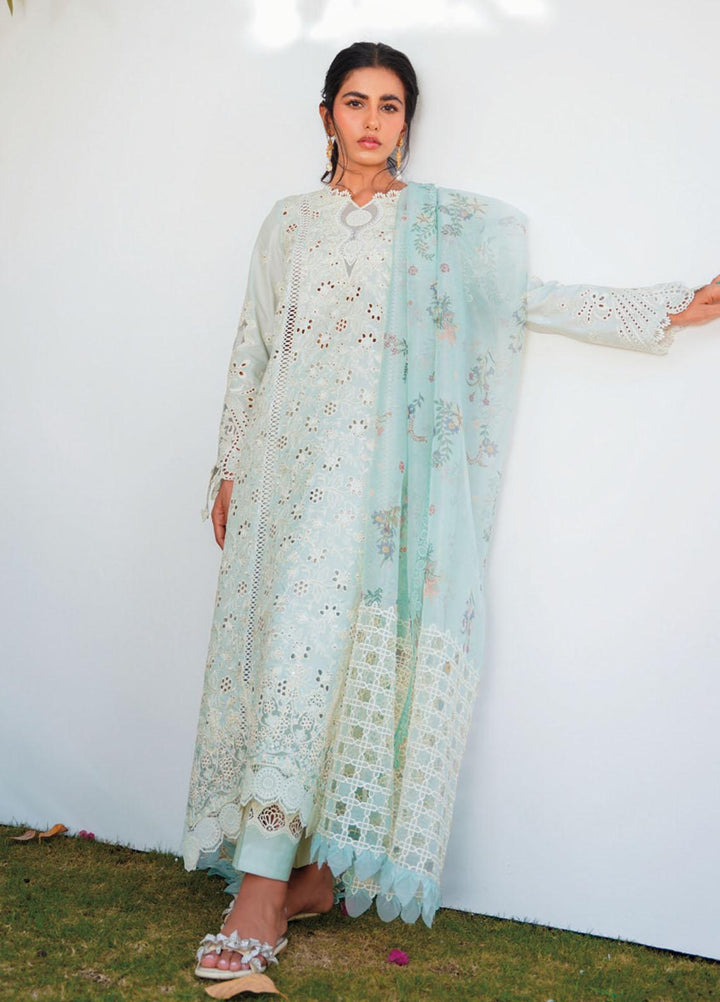 Qlinekari By Qalamkar Embroidered Chikankari Suits Unstitched 3 Piece QLM23QL RT-08 Aylin - Summer Collection