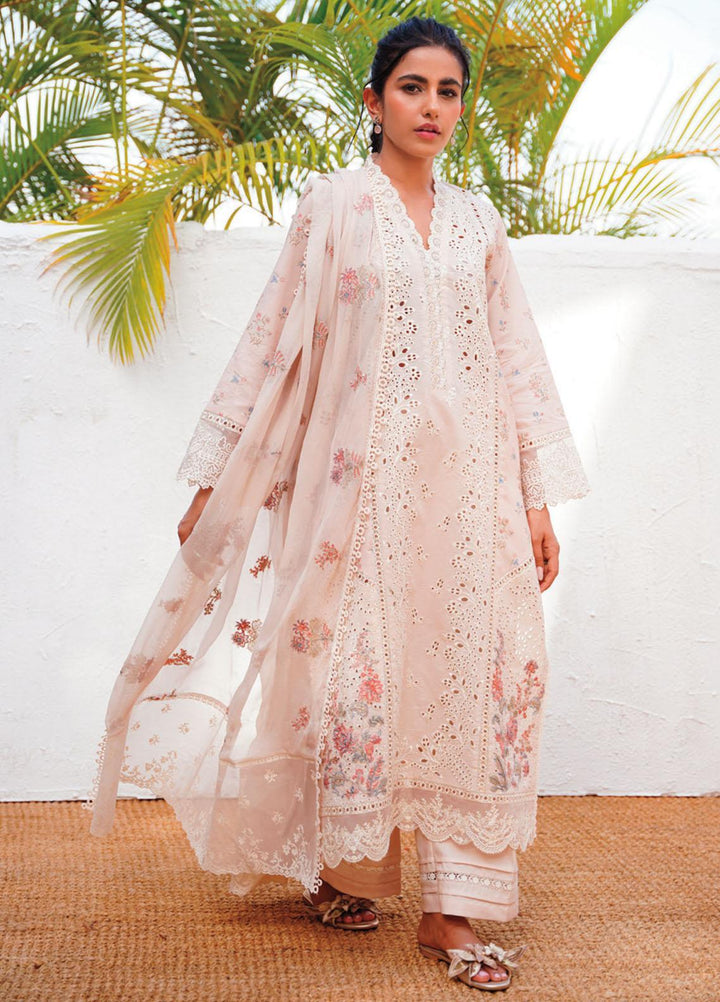 Qlinekari By Qalamkar Embroidered Chikankari Suits Unstitched 3 Piece QLM23QL RT-10 Alison - Summer Collection