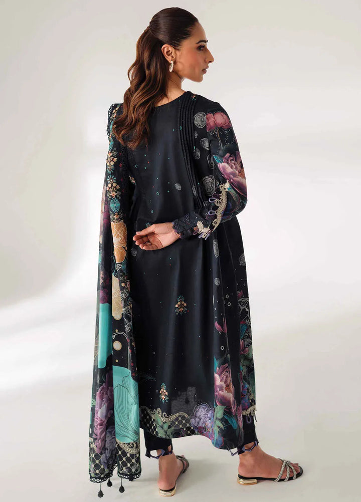 Qprintrs By Qalamkar Embroidered Lawn Suit Unstitched 3 Piece QLM24QP AR-01 Aniqa - Summer Collection