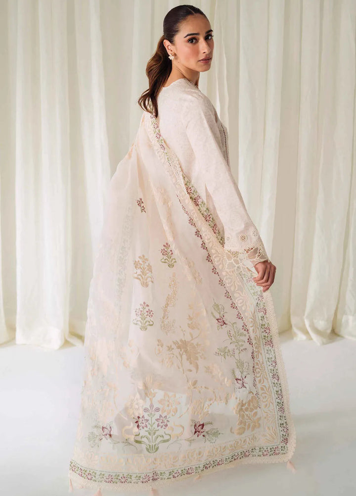Qprintrs By Qalamkar Embroidered Lawn Suit Unstitched 3 Piece QLM24QP AR-02 Elea - Summer Collection