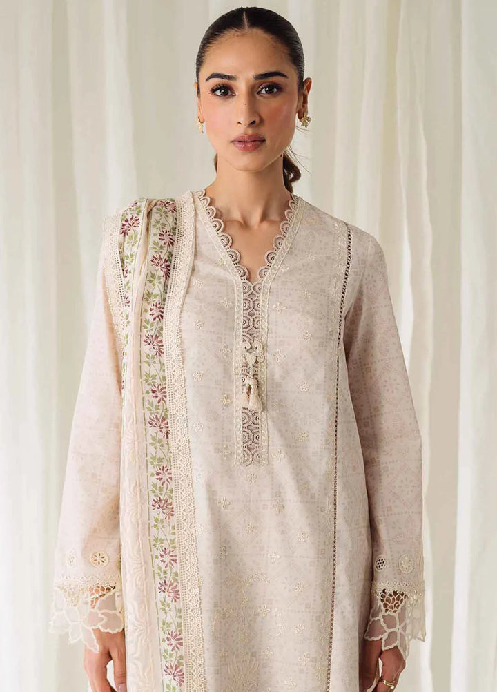 Qprintrs By Qalamkar Embroidered Lawn Suit Unstitched 3 Piece QLM24QP AR-02 Elea - Summer Collection