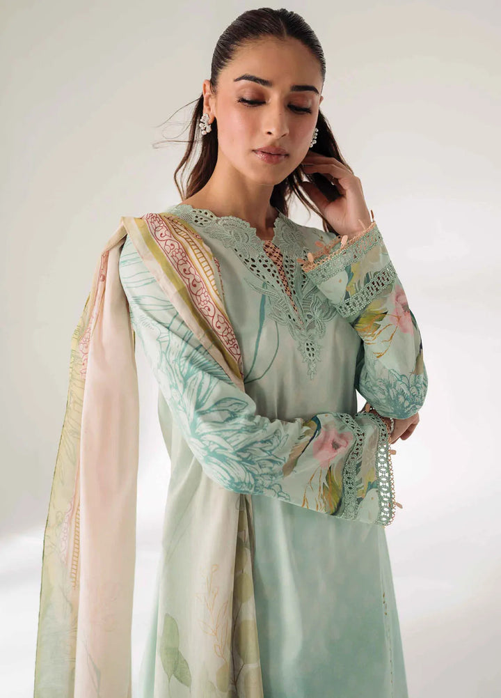 Qprintrs By Qalamkar Embroidered Lawn Suit Unstitched 3 Piece QLM24QP AR-04 Nella - Summer Collection