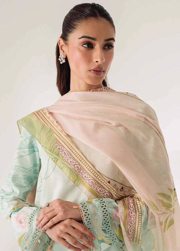 Qprintrs By Qalamkar Embroidered Lawn Suit Unstitched 3 Piece QLM24QP AR-04 Nella - Summer Collection