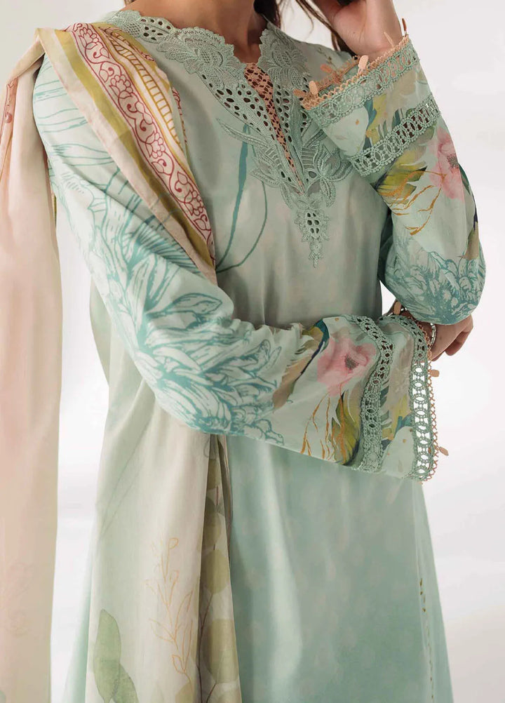 Qprintrs By Qalamkar Embroidered Lawn Suit Unstitched 3 Piece QLM24QP AR-04 Nella - Summer Collection