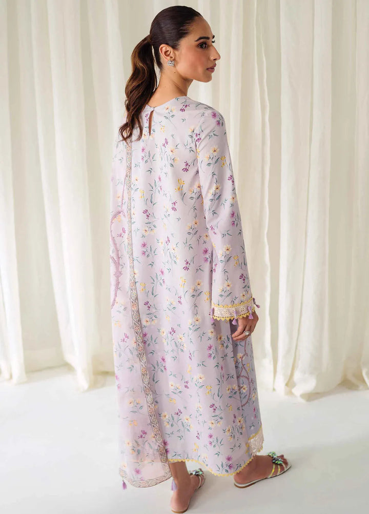 Qprintrs By Qalamkar Embroidered Lawn Suit Unstitched 3 Piece QLM24QP AR-06 Orane - Summer Collection