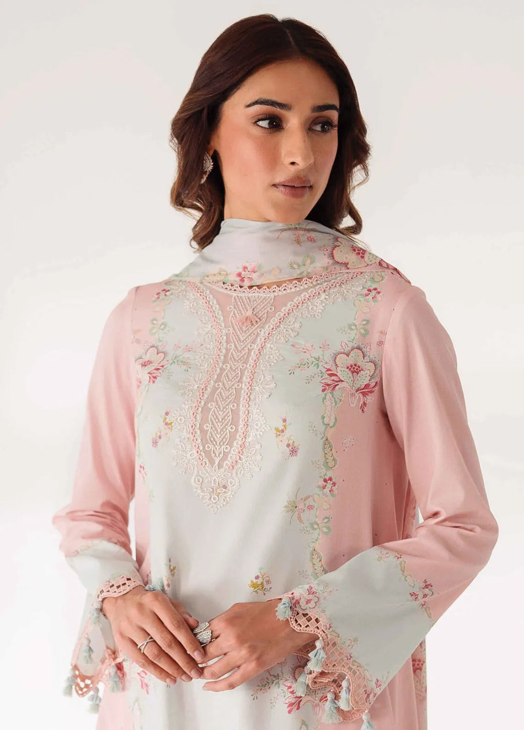 Qprintrs By Qalamkar Embroidered Lawn Suit Unstitched 3 Piece QLM24QP AR-07 Sabine - Summer Collection