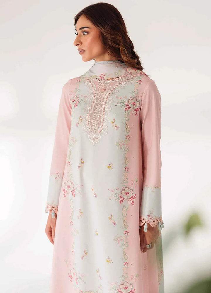 Qprintrs By Qalamkar Embroidered Lawn Suit Unstitched 3 Piece QLM24QP AR-07 Sabine - Summer Collection