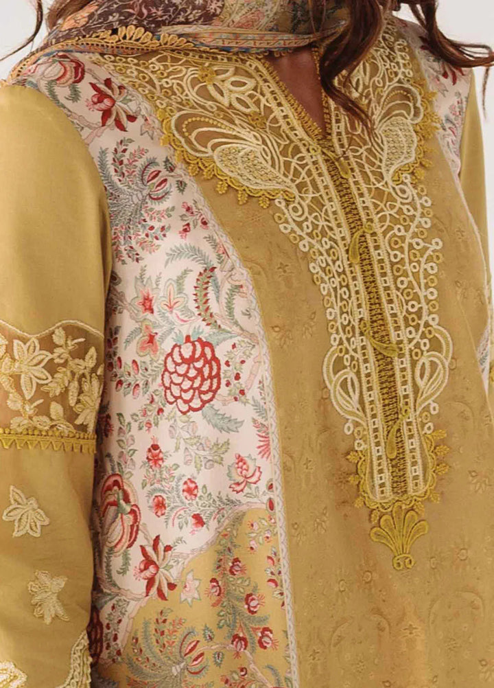 Qprintrs By Qalamkar Embroidered Lawn Suit Unstitched 3 Piece QLM24QP AR-08 Anais - Summer Collection